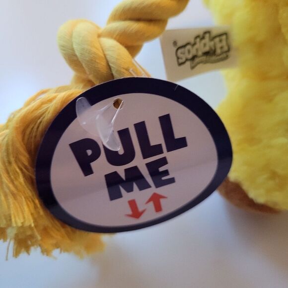 NEW HUNGRY HIPPOS HIPPO LUXE PLUSH DOG PULL TOY NWT - Picture 4 of 6